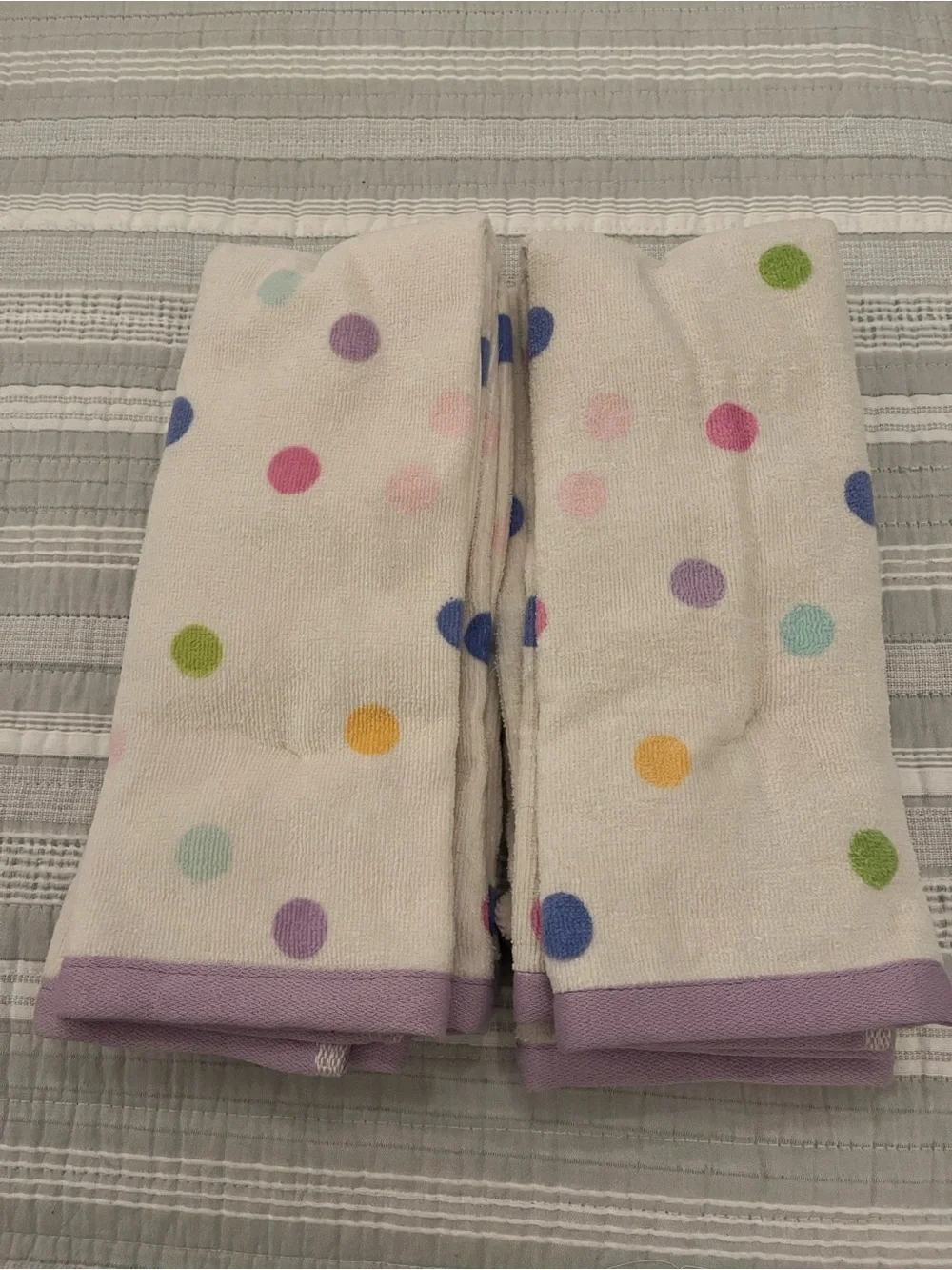 Target Colorful Polka Dot Hand Towels 2 Sets Included